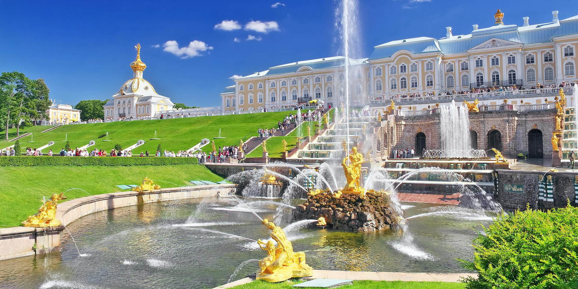 Du lịch mùa hè khám phá Peterhof "Cung điện mùa hè" lộng lẫy nước Nga